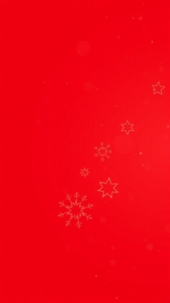 Solid red background perfect for Christmas-themed designs.